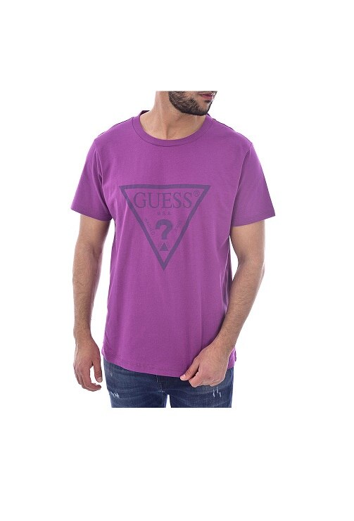 Tricou, Guess, Regular fit, Mov