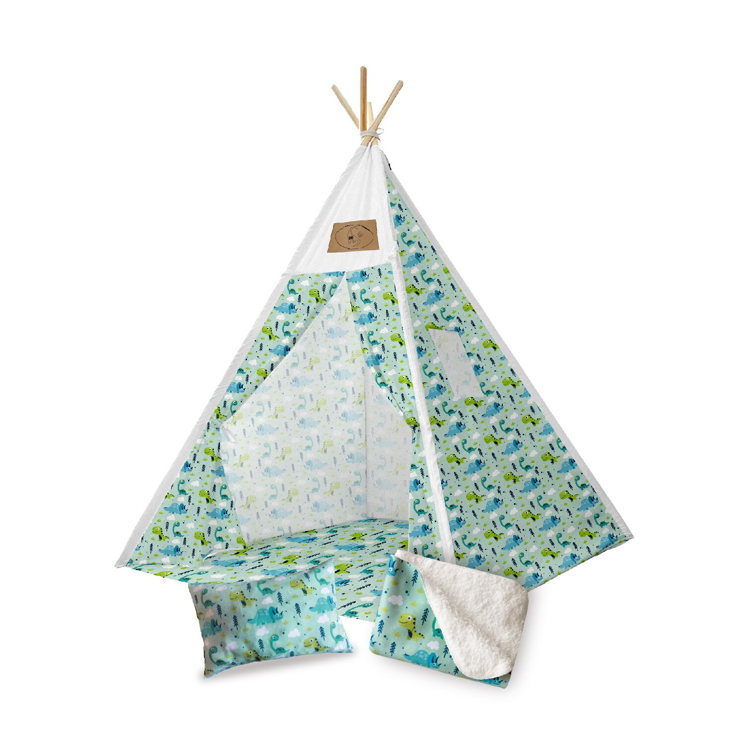 Cort de joaca pentru copii Cassatex Jurassic 120x165x120 cm