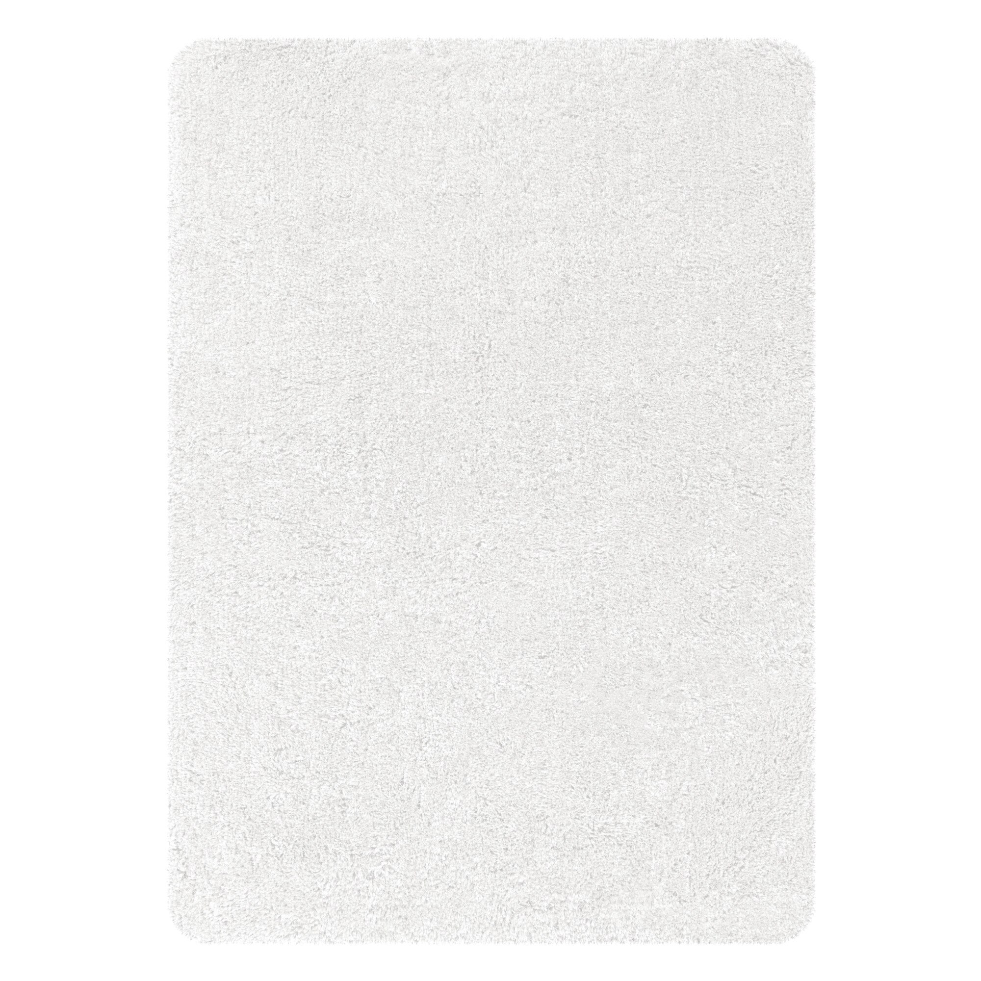 Covor de plus, Family Fabrics, 50x80 cm, Alb