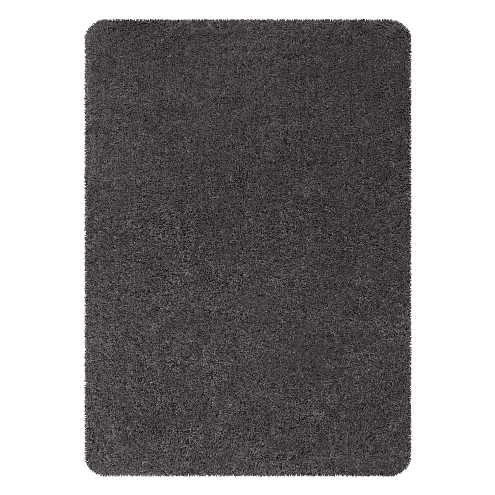 Covor de plus, Family Fabrics, 40x60 cm, Negru