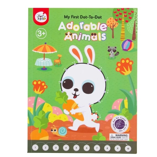 Caiet Imaginarium My First Dot-to-dot Drawing Book, 32 de pagini pentru unit puncte, cu animale