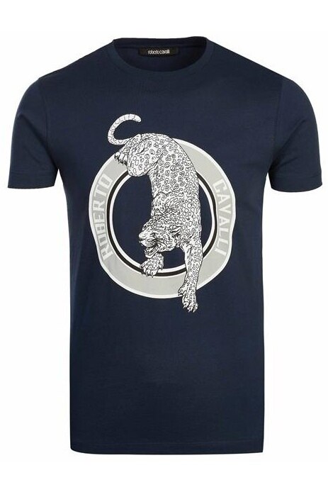 Tricou Barbati Roberto Cavalli, Bleumarin, L