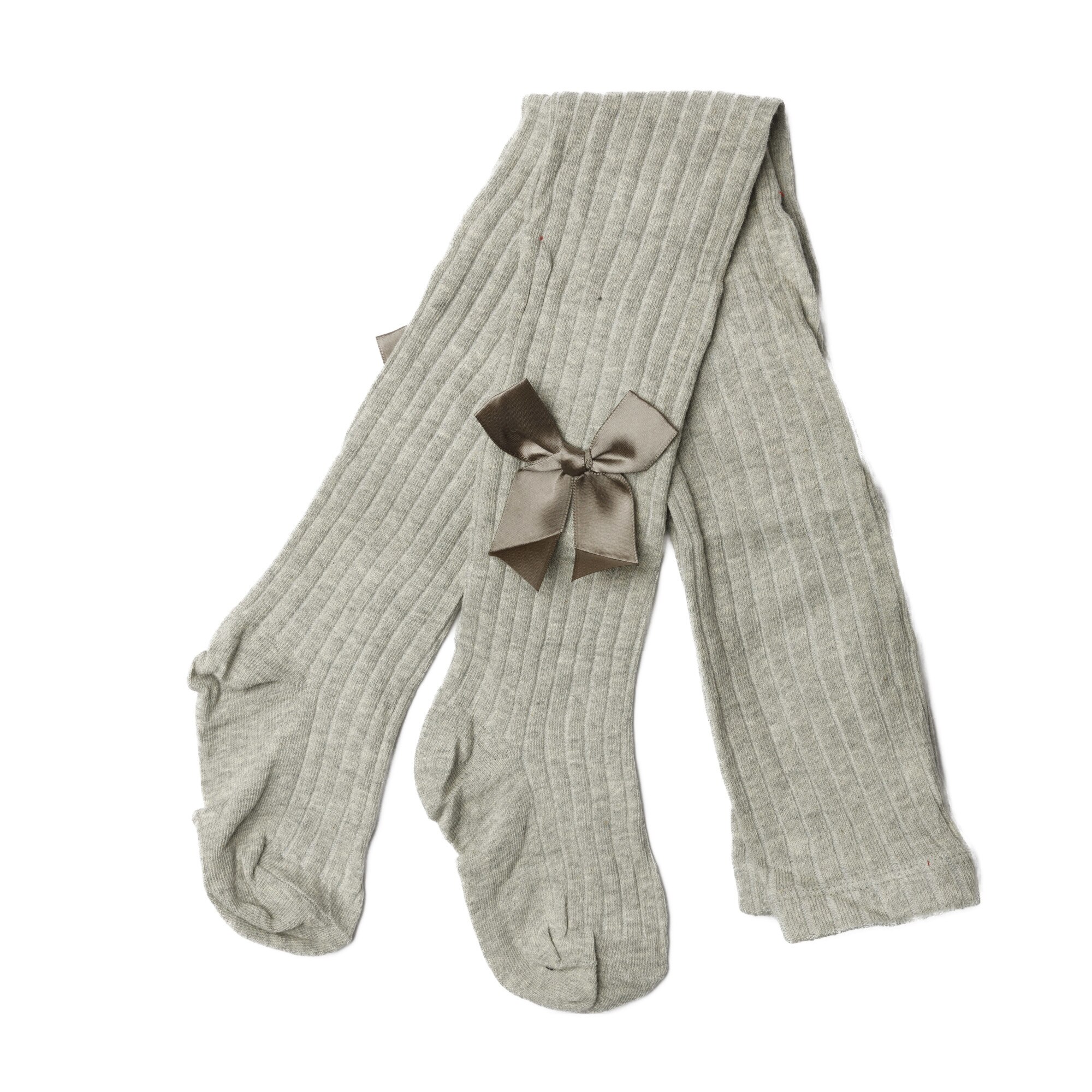 Dres cu fundite, pentru fetite, bumbac, gri