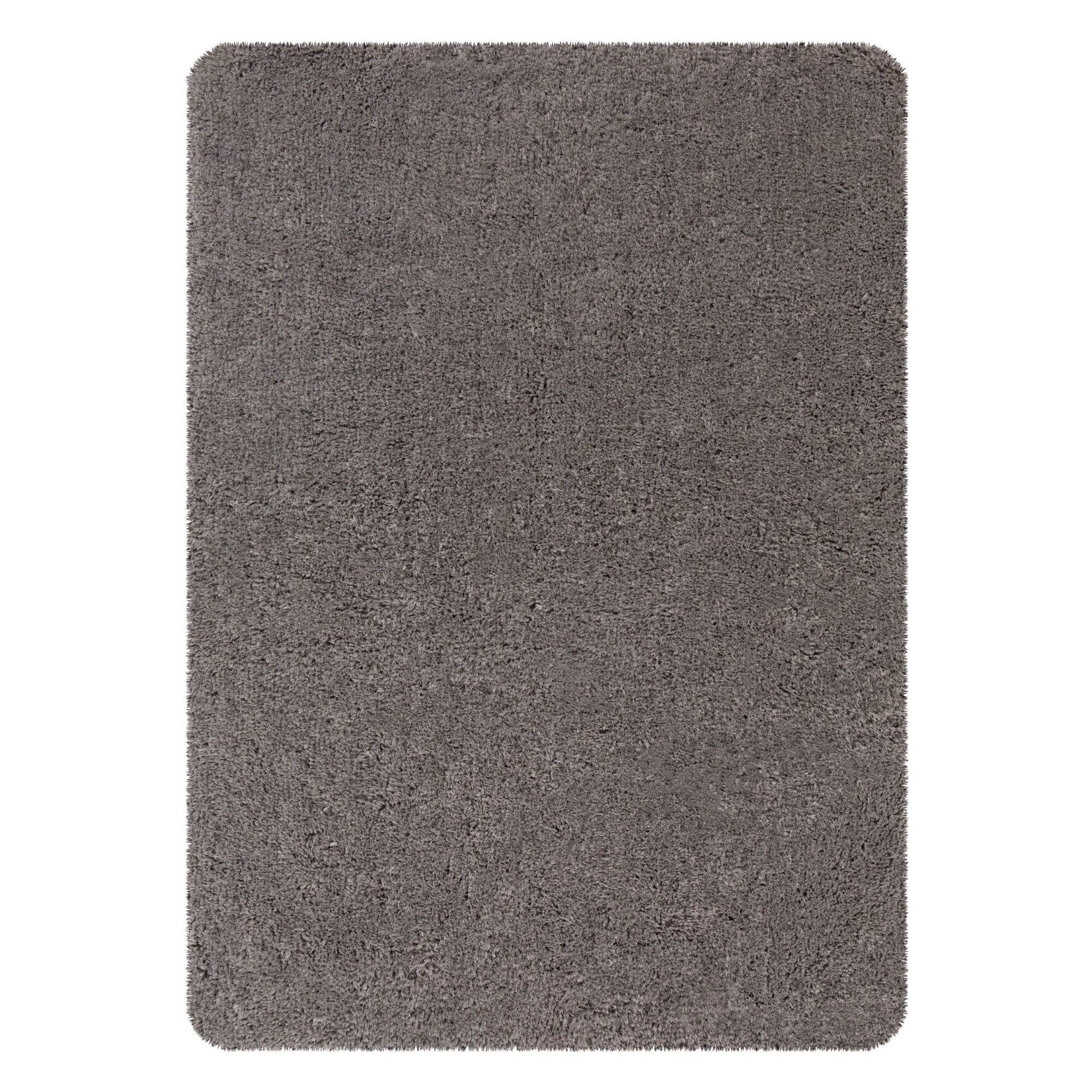 Covor de plus, Family Fabrics, 60x100 cm, Gri