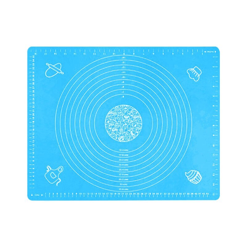 Covoras patiserie, Silicon, Antiaderent, 64 x 45cm, Albastru