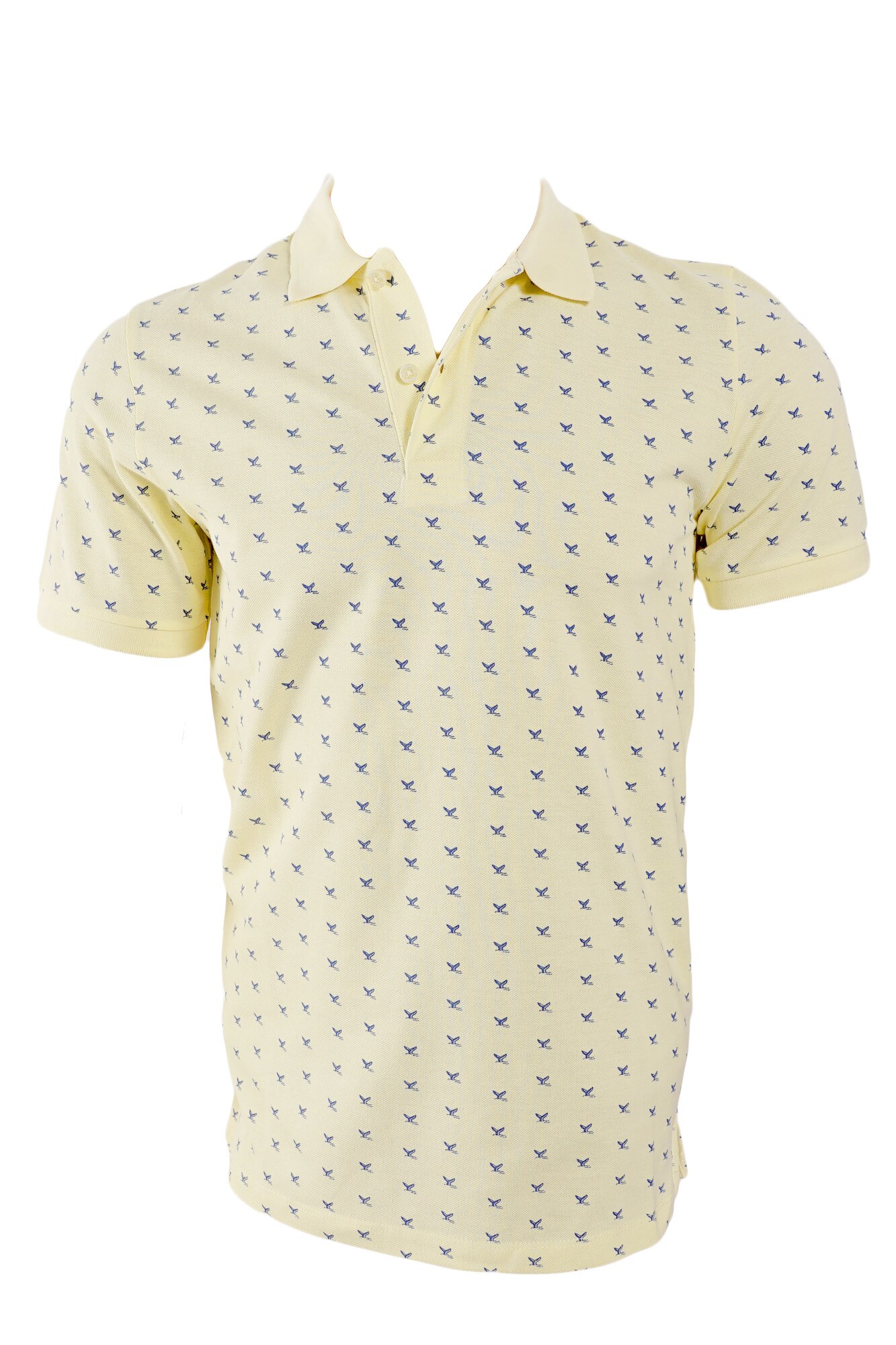Tricou polo Jack & Jones, bumbac, barbati, galben, M