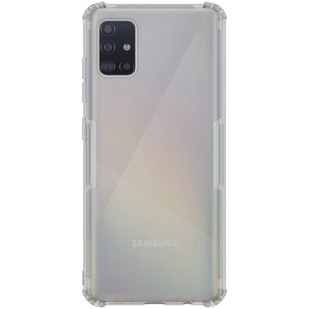 Husa compatibila Samsung Galaxy A51, Nillkin Nature, Transparenta Ultra - Subtire, Gri
