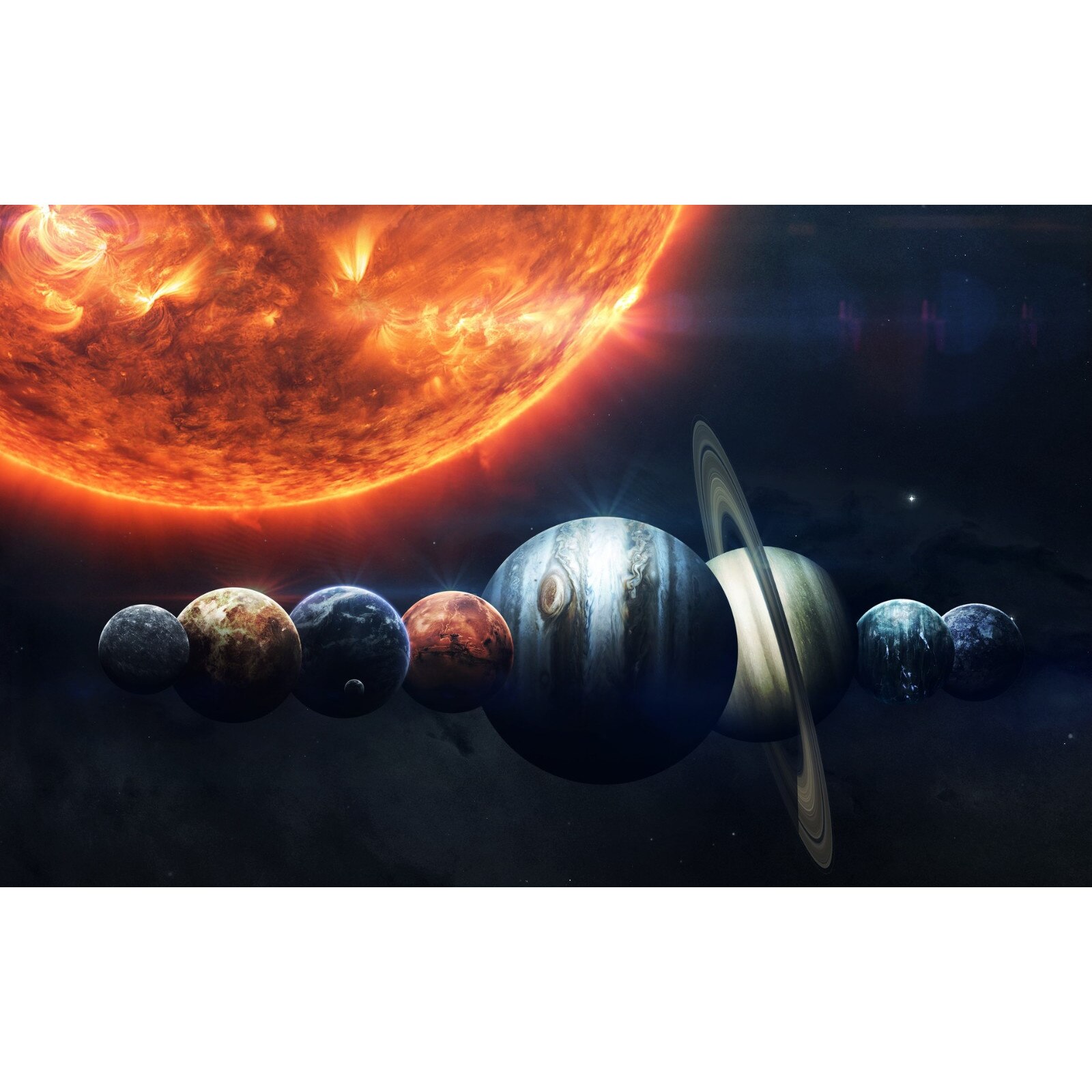 Tablou canvas Flavian shop, Siatem Solar 70x50