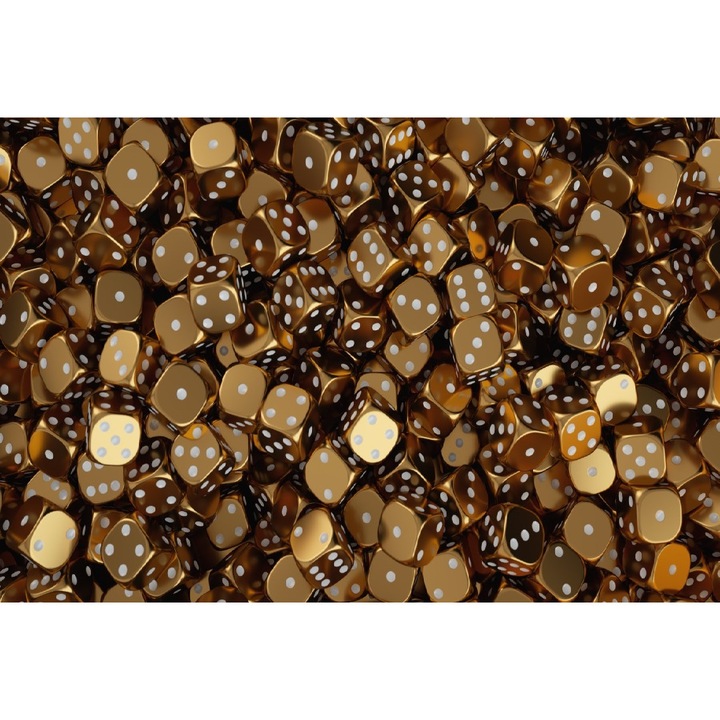 Média tapéta, Összetétel50, kaszinó, dobókocka, retró, 220 x 135 cm