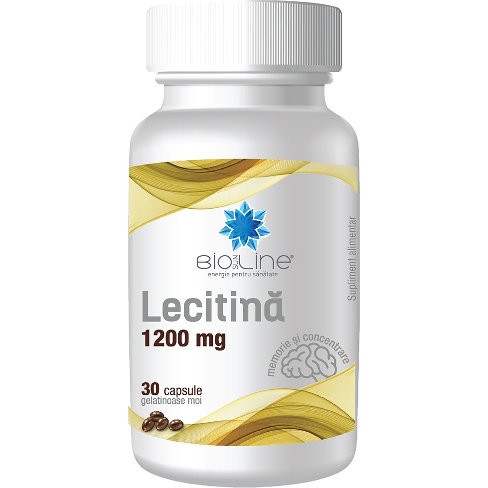 Supliment Alimentar Lecitina 10 Mg Helcor 30 Capsule Emag Ro