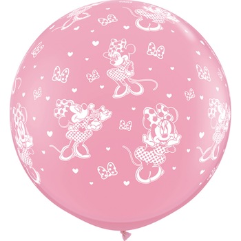 Balon Latex Jumbo 3 ft Minnie Mouse Disney, Radar 49577 Balon Latex Jumbo 3 ft Minnie Mouse Disney, Radar 49577