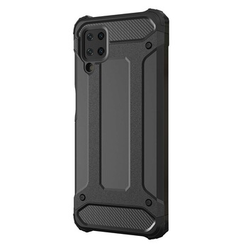 Husa Antisoc Forcell Armour pentru Samsung Galaxy A12, Negru Husa Antisoc Forcell Armour pentru Samsung Galaxy A12, Negru
