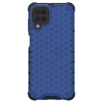 Carcasa Antisoc Hibrida Honeycomb pentru Samsung Galaxy A12, Albastru Carcasa Antisoc Hibrida Honeycomb pentru Samsung Galaxy A12, Albastru