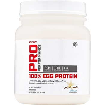 GNC Pro Performance® 100% Egg Protein, Proteina din Ou, cu Aroma de Vanilie, 516 g GNC Pro Performance® 100% Egg Protein, Proteina din Ou, cu Aroma de Vanilie, 516 g