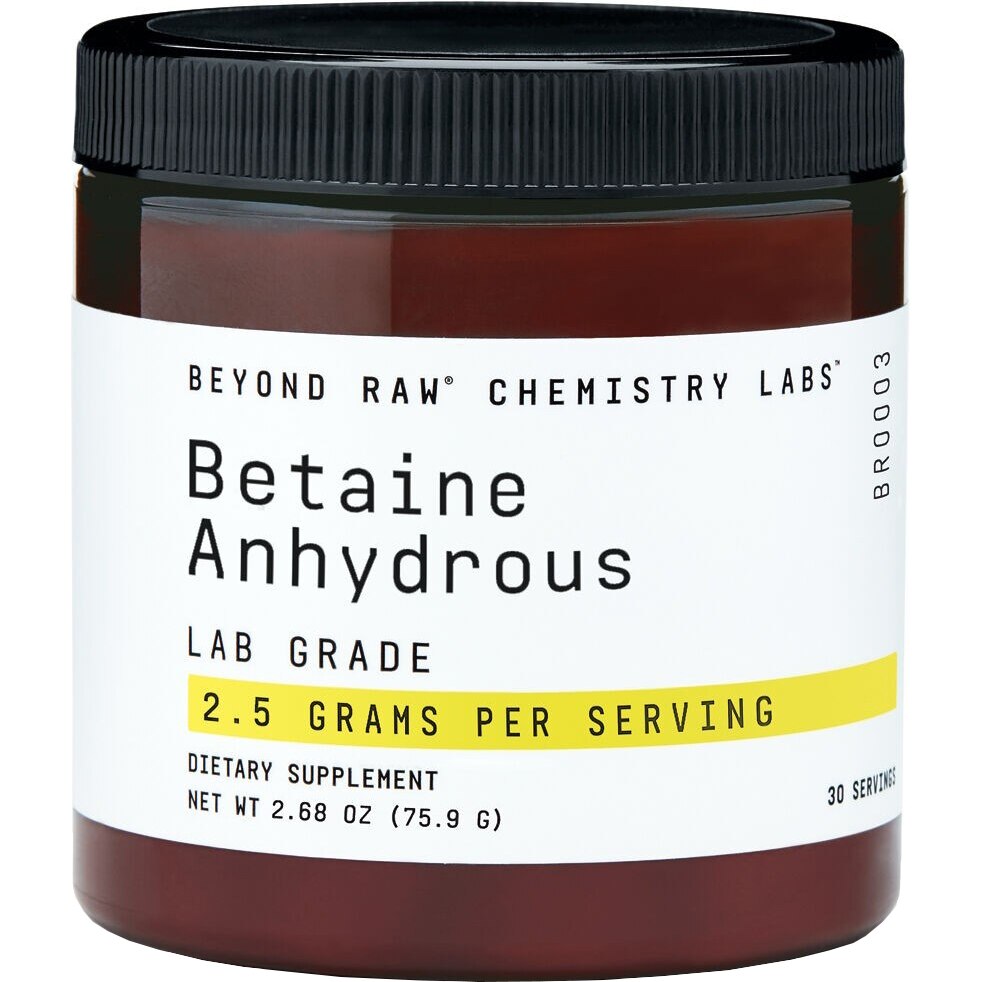 Beyond Raw® Chemistry Labs™ Betaine Anhydrous, Betaina Anhidra, 75.9 g