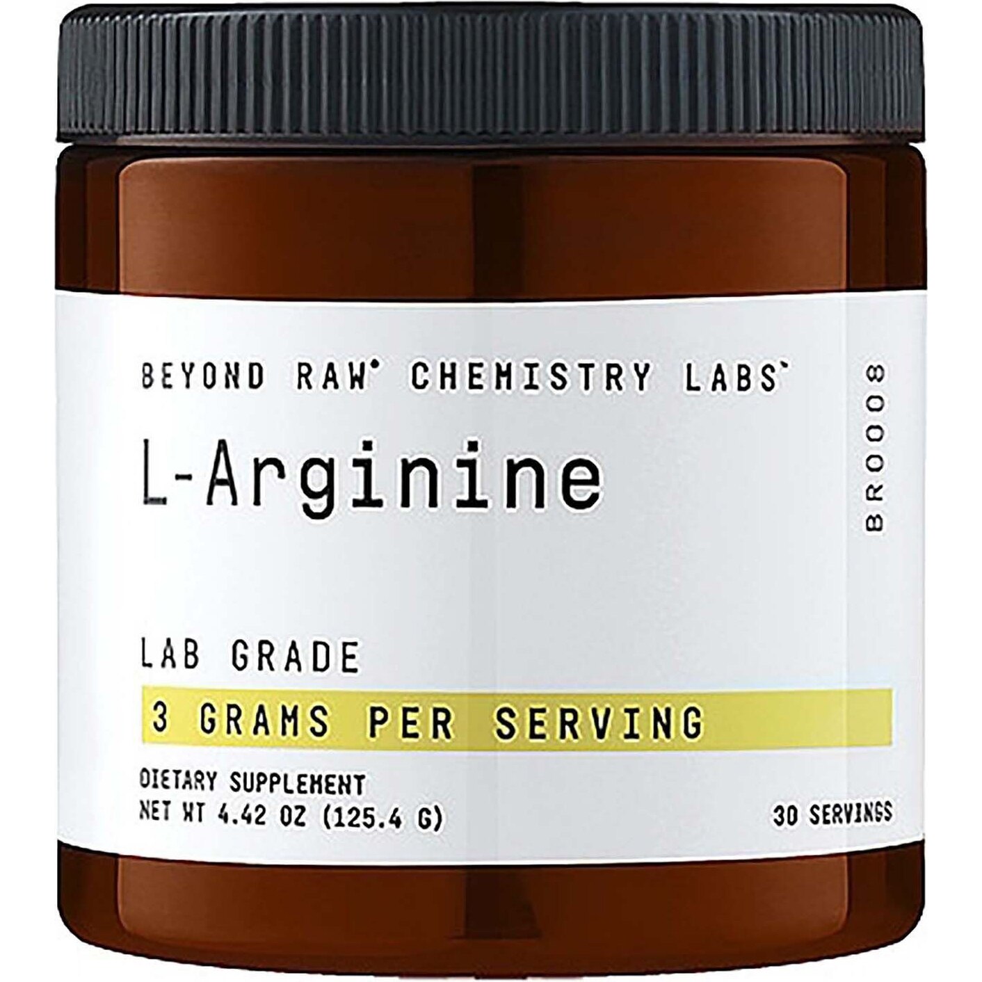 Beyond Raw® Chemistry Labs™ L-Arginine, L-Arginina, 125.4 g