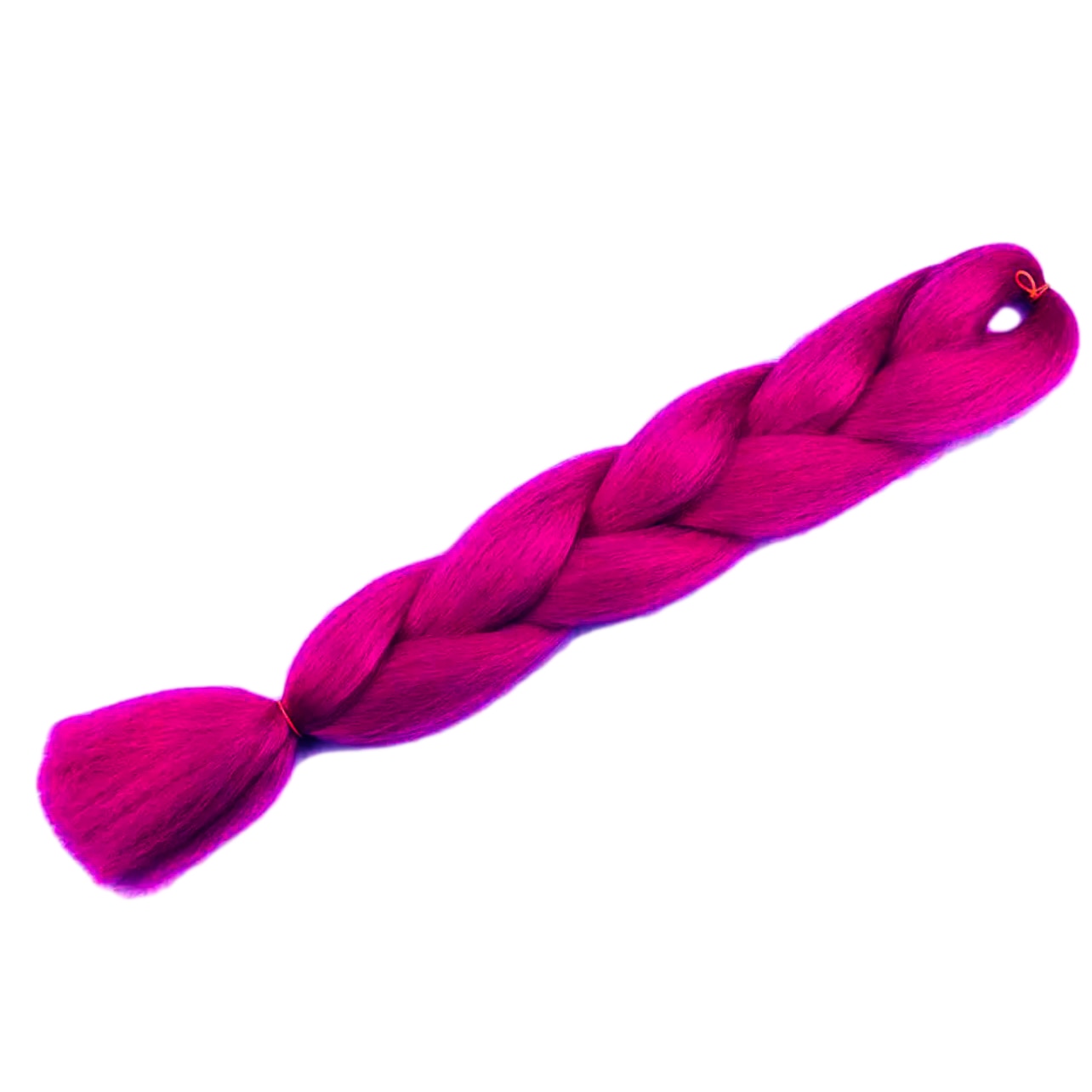 Extensii sintetice colorate de par pentru impletituri ombre Visiniu 105 g 63 cm