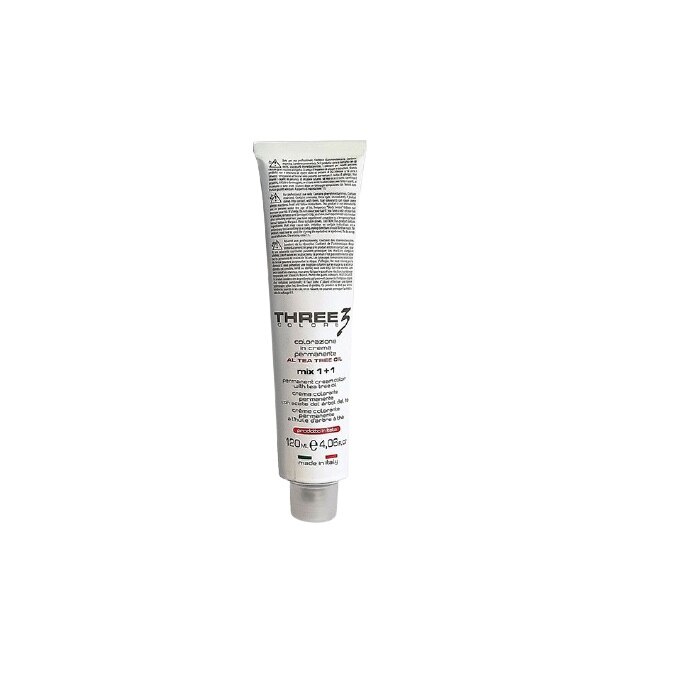 Vopsea de par cu ulei de arbore de ceai, Three, cu amoniac, scortisoara-7.34, 120 ml