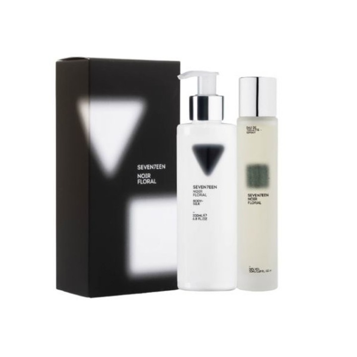 Set apa de toaleta Seventeen Noir Floral 50 ml + Lotiune Corp Body Silk 200 ml