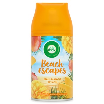 Rezerva odorizant camera Air Wick Freshmatic, Primavara, Maui Mango Splash 250ml Rezerva odorizant camera Air Wick Freshmatic, Primavara, Maui Mango Splash 250ml