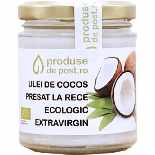 Ulei de cocos BIO presat la rece extravirgin 200 ml