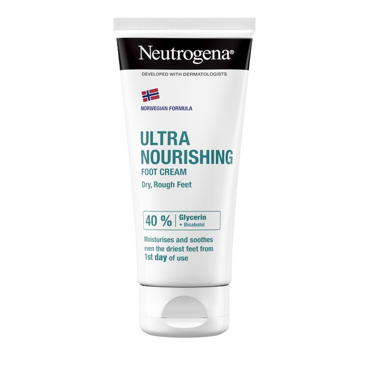 Crema hidratanta pentru picioare Neutrogena cu Formula Norvegiana, 100 ml