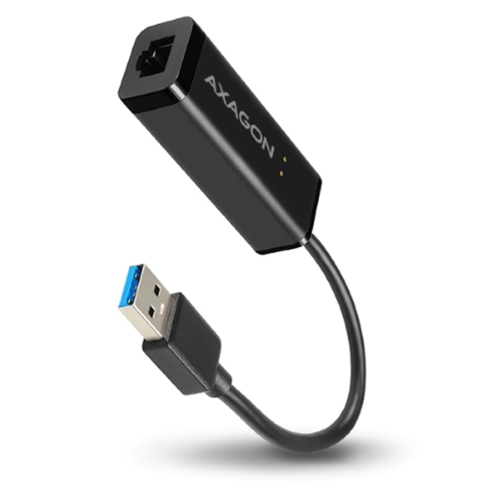 Lan Card Axagon ADE-SR, kábel, USB3.0, Gigabit Ethernet 10/100/1000 Mbit port,