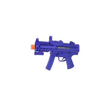 Pistol mitraliera MP-15 cu lumisa si sunet, albastra, Toi Toys, 21x4.5x35 cm Pistol mitraliera MP-15 cu lumisa si sunet, albastra, Toi Toys, 21x4.5x35 cm