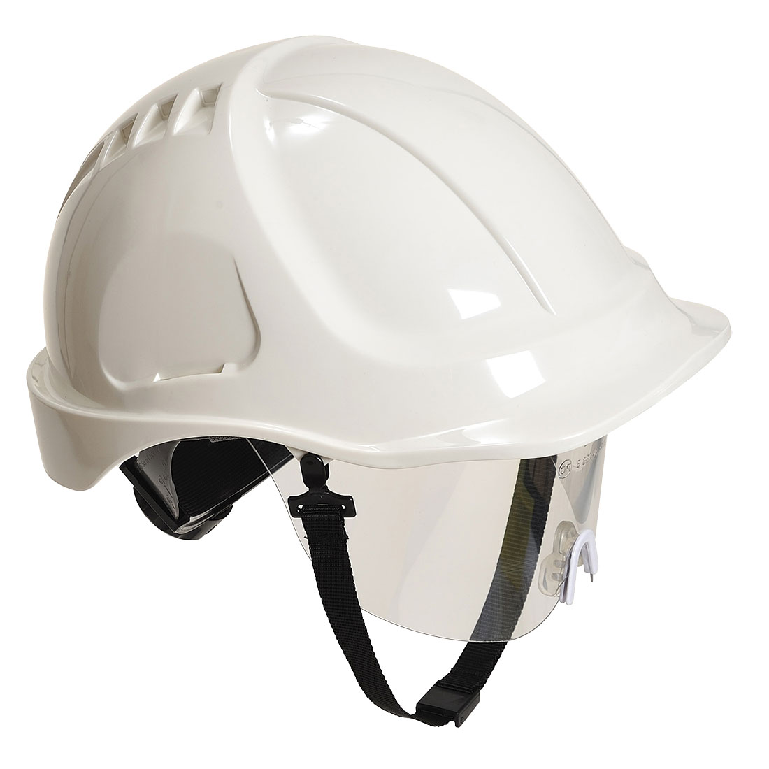 Casca Portwest, Visor Endurance Plus, 56-63 cm, Alb