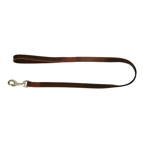 Lesa de piele pentru caini Kerbl Vegas, Maro, 200 cm/ 18 mm