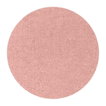 Covor de plus, Family Fabrics, Rotund, 120 cm, Roz pudra Covor de plus, Family Fabrics, Rotund, 120 cm, Roz pudra