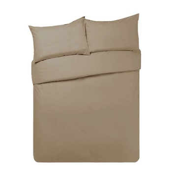 Set lenjerie 3 piese, Metru Patrat, maro deschis, format din husa pentru pilota 140/200 si 2 fete de perna 50/70 Set lenjerie 3 piese, Metru Patrat, maro deschis, format din husa pentru pilota 140/200 si 2 fete de perna 50/70