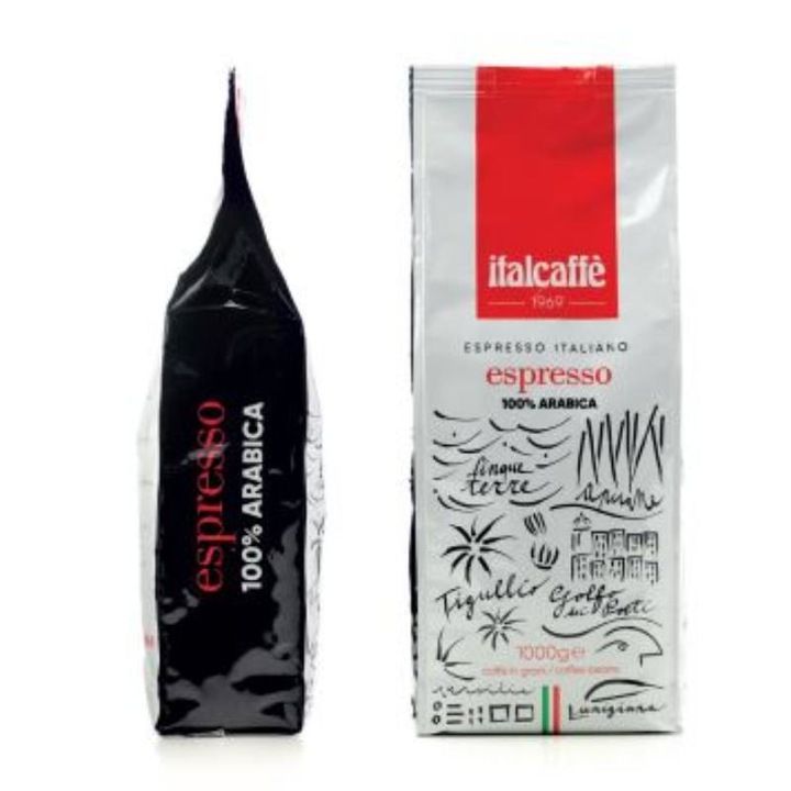 ITALCAFFÉ, Espresso 100% arabica szemes kávé, 1000 g