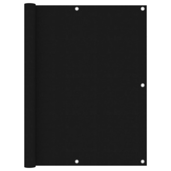 Paravan pentru balcon vidaXL, Tesatura, 120 x 300 cm, Negru Paravan pentru balcon vidaXL, Tesatura, 120 x 300 cm, Negru