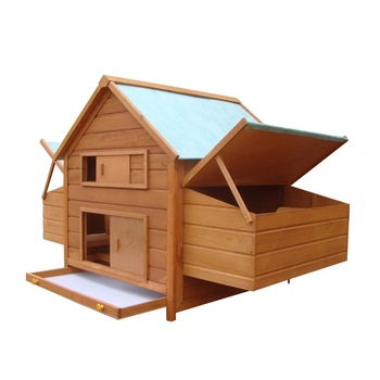 Cotet Gaini PawHut de Gradina din lemn de Brad, lemn verde, 160x98.5x107cm Cotet Gaini PawHut de Gradina din lemn de Brad, lemn verde, 160x98.5x107cm