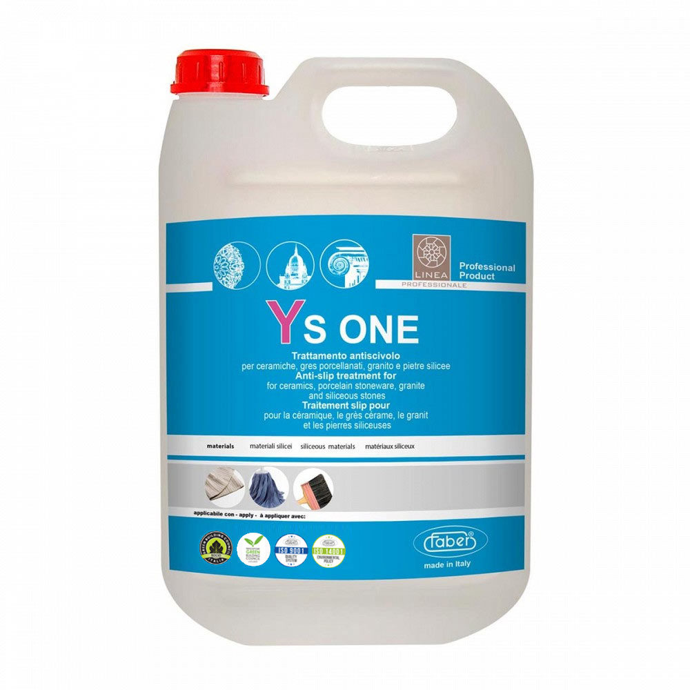Tratament anti alunecare Ys One, 1l, Faber, pe baza de apa pentru ceramica, granit, quart si portelan