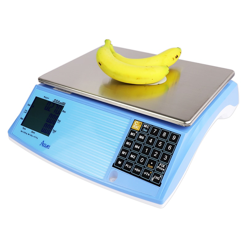 Cantar Aclas PS6X B 15/30 Kg cu acumulator Li-ion, avizat metrologic