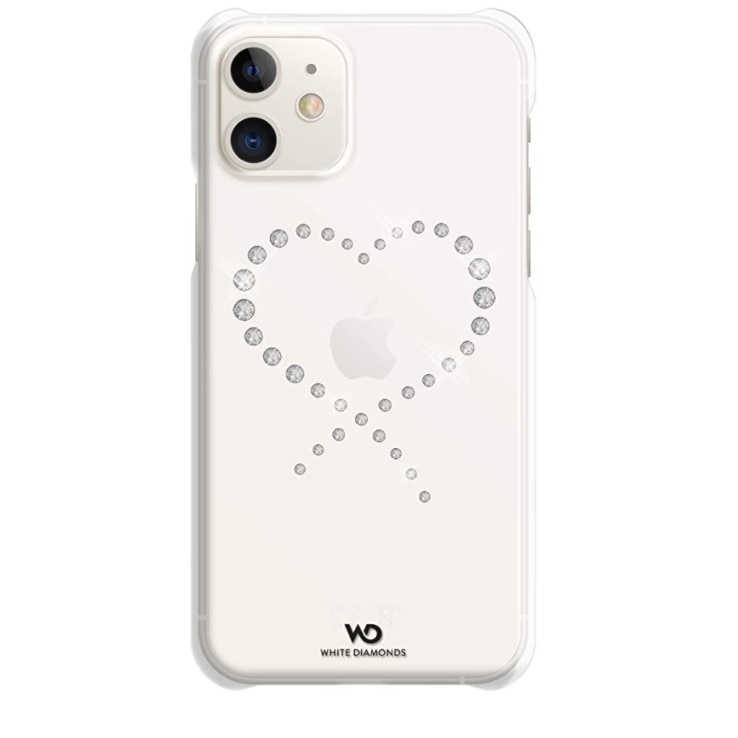 Husa de protectie White Diamonds Ultra Thin Tansparent pentru Apple iPhone 11 , cu cristale