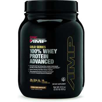 GNC AMP Gold Series 100% Whey Protein Advanced, Proteina din Zer, cu Aroma de Ciocolata, 930 g GNC AMP Gold Series 100% Whey Protein Advanced, Proteina din Zer, cu Aroma de Ciocolata, 930 g
