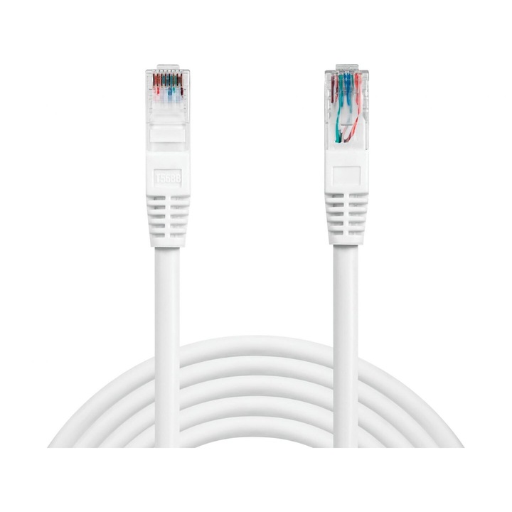 Sandberg CAT6 UTP Patch Cable 5m White, 170332, Hálózati kábelek