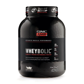 GNC AMP Wheybolic™, Proteina din Zer, cu Aroma de Vanilie, 1287.5 g GNC AMP Wheybolic™, Proteina din Zer, cu Aroma de Vanilie, 1287.5 g