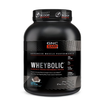 GNC AMP Wheybolic™, Proteina din Zer, cu Aroma de Biscuiti si Crema, 1300 g GNC AMP Wheybolic™, Proteina din Zer, cu Aroma de Biscuiti si Crema, 1300 g