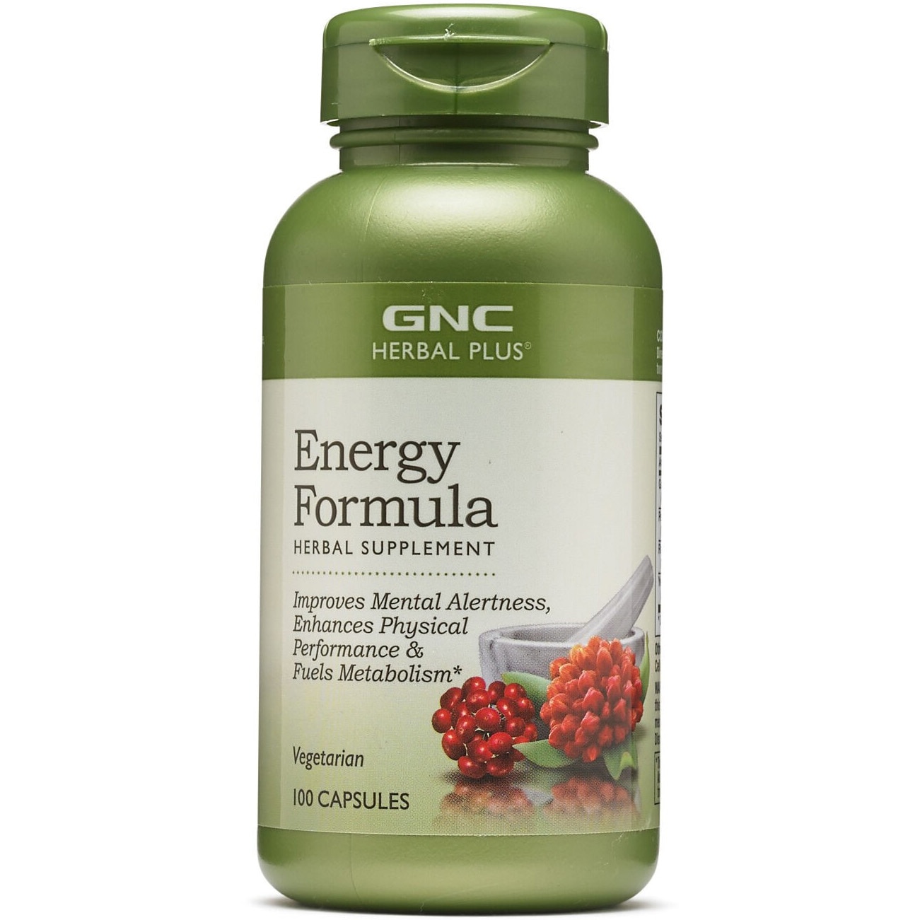 GNC Herbal Plus® Energy Formula, Formula pentru Energie, 100 cps