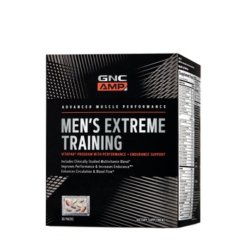 GNC AMP Men's Extreme Training, Program Vitapak® Pentru Performanta si Anduranta, 30 Pachete GNC AMP Men's Extreme Training, Program Vitapak® Pentru Performanta si Anduranta, 30 Pachete