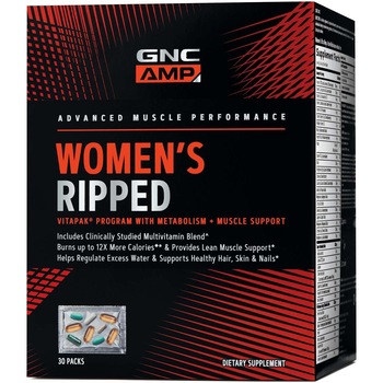 GNC AMP Women’s Ripped Program VitaPack® Complex de Multivitamine Pentru Femei, 30 Pachetele GNC AMP Women’s Ripped Program VitaPack® Complex de Multivitamine Pentru Femei, 30 Pachetele