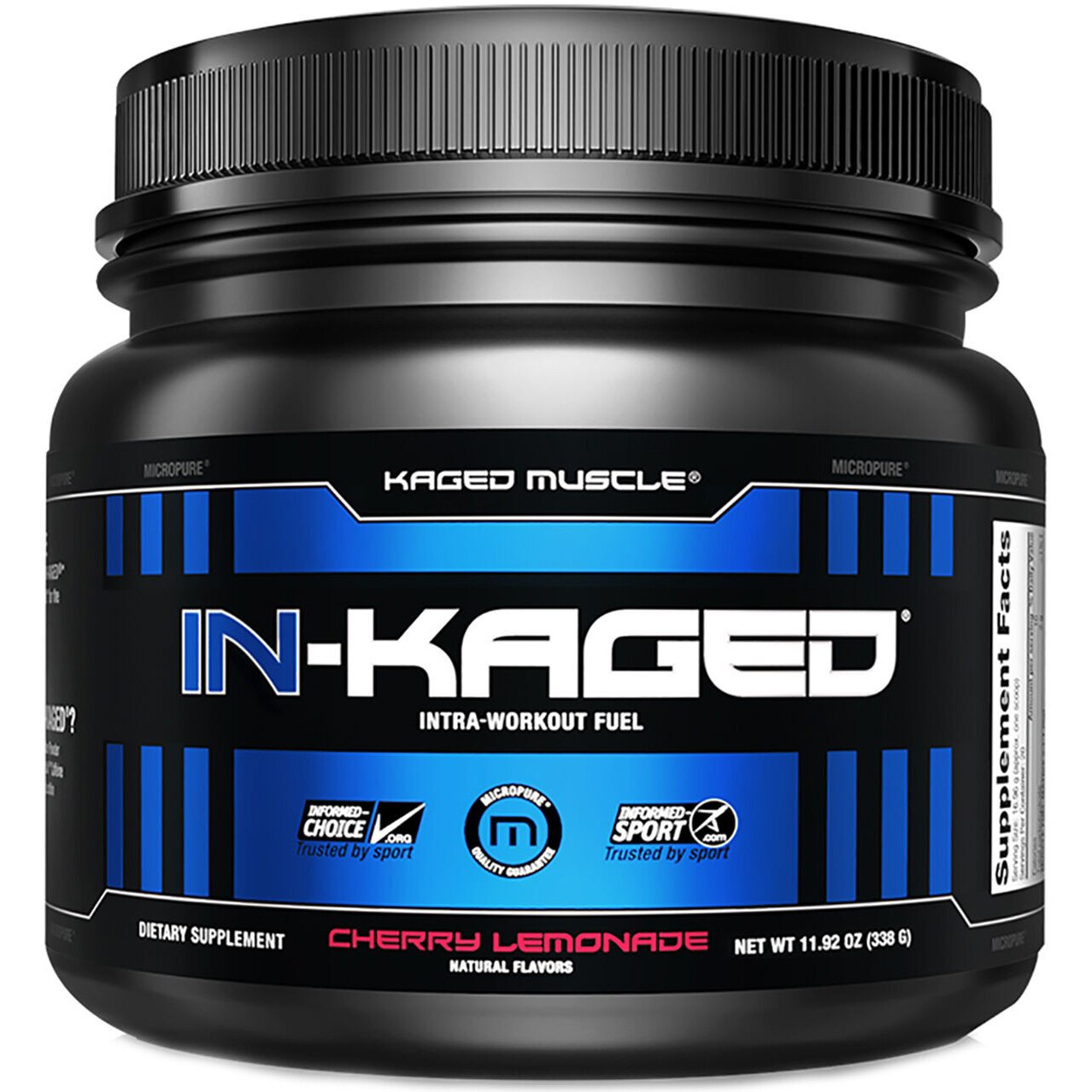 Kaged Muscle® In-Kaged®, Complex pentru Energie, cu Aroma de Limonada cu Cirese, 338g