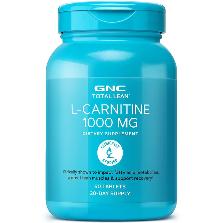 GNC Total Lean® L-Carnitina 1000 mg, 60 tb