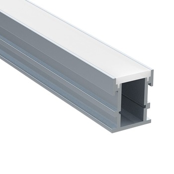 Profil de podea din aluminiu anodizat pentru benzi LED, LMC-2126, LED Market, Culoare gri, Lungime 2m Profil de podea din aluminiu anodizat pentru benzi LED, LMC-2126, LED Market, Culoare gri, Lungime 2m