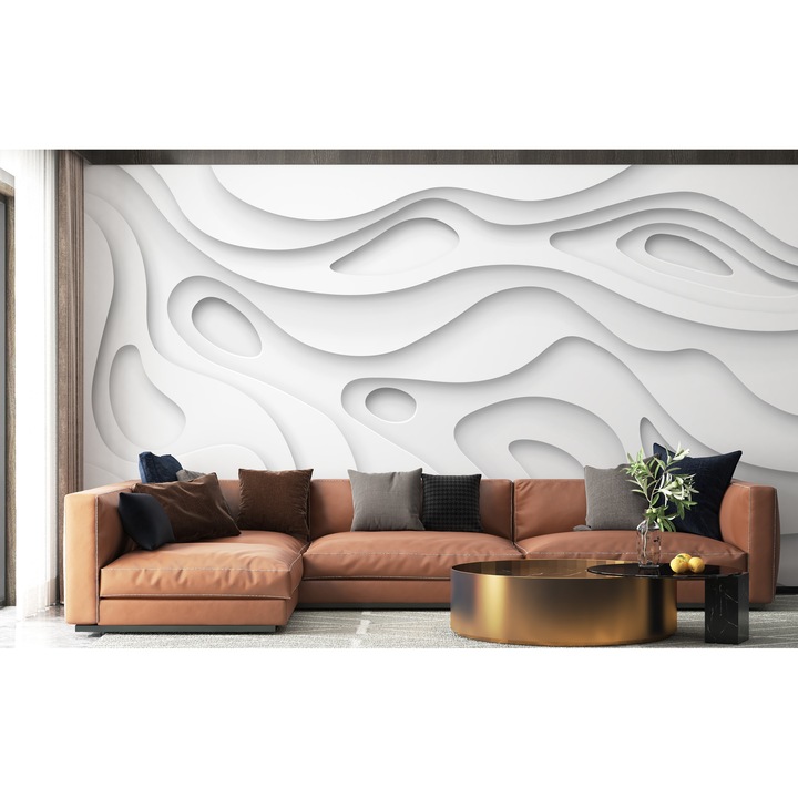 MallDeco modern vinil tapéta, könnyen tisztítható, környezetbarát, mérete 265 x 490 cm