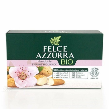 Sapun Bio cu Migdale Felce Azzurra, 125 g Sapun Bio cu Migdale Felce Azzurra, 125 g
